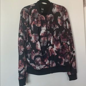 Victoria Sport Floral Bomber Jacket Size L